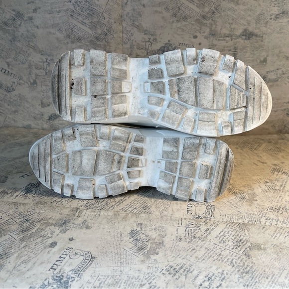 Windsor Smith Platform Sneakers CARTE WHITE LEATHER - Picture 12 of 16